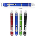 6-In-1 Magnetic Metal Screwdriver Tool Pen With Led Light