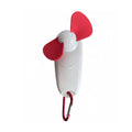 Keychain Sport Fan with LED Light- Battery Powered