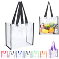 Clear Vinyl Tote Transparent Travel Beach Bag