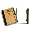 Recycled Solar Calculator With Pen And Notepad