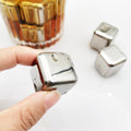Set of 8 Reusable Square Stainless Steel Whiskey Stone