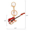 Diamond Guitar Keychain