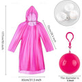 Promotional Disposable Raincoat Keychain
