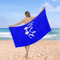 Rainbow Microfiber Beach Towel Oversized