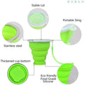 Collapsible Silicone Cup With Lid