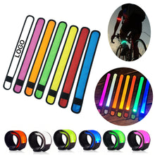 Led Light Up Slap Bracelet Armband Wristband W/3 Light Modes