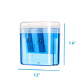 Dual Holes Pencil Sharpener With Lid