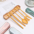 Wheat Straw Portable Cutlery Set
