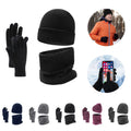 Winter Hat Scarf Gloves Set
