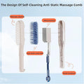 Self-Cleaning Anti-Static Massage Comb