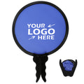 Foldable Nylon Fan w/ 2 Handles