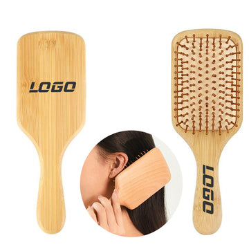 Natural Wooden Bamboo Hair Brush