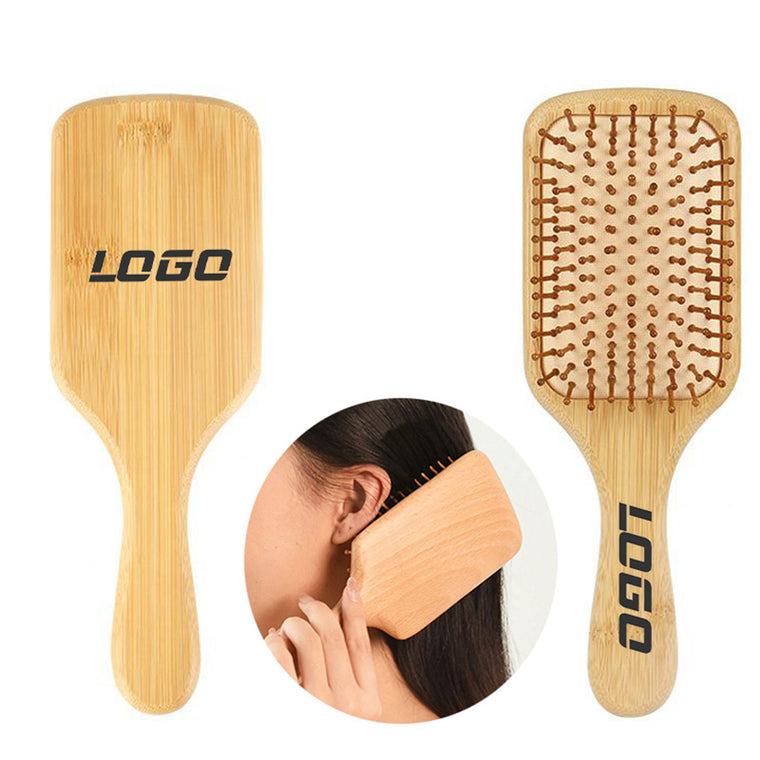 Natural Wooden Bamboo Hair Brush