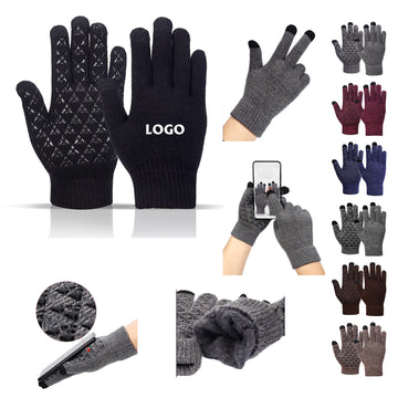 Winter Warm Fleece-Lined Touchscreen Gloves