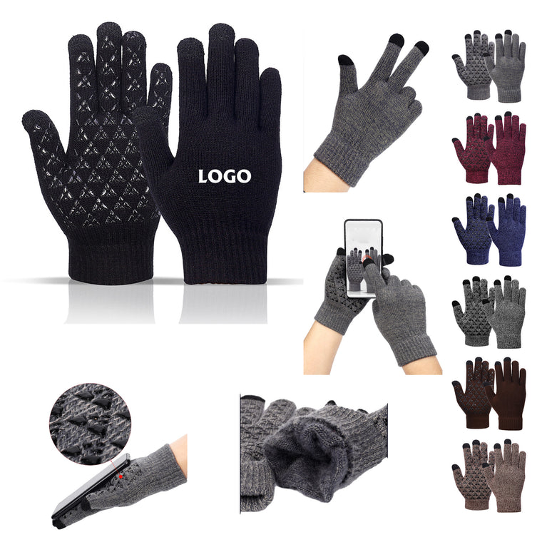 Winter Warm Fleece-Lined Touchscreen Gloves