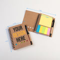 Sticky Notes Kraft Paper Loose-Leaf Coil Notebook
