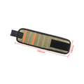 5-Row Magnetic Tool Oxford Wristband 15 Magnets & 2 Pockets