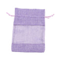 Large Linen Window Drawstring Bag