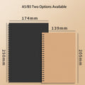 A5 Spiral Kraft Cover Notebook