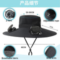 Solar Powered Fan Hat Fishing Hats