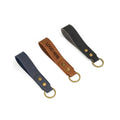 Vintage Keychain Made of Matte PU Leather