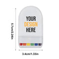 Pride Face Paint Rainbow 6 Color Fan Brush