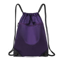 Drawstring Backpack with Front Zipper Pocket