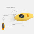 4 in 1 Outdoor Emergency Survival Function Whistle