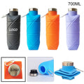24Oz Foldable Silicone Diamond-Shaped Water Bottle