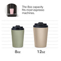 12 oz Stainless Steel Coffee Travel Mug with Lid