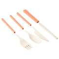 Wheat Straw Cutlery Spoon Knife Fork Utensils Set With Case