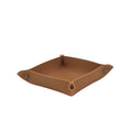 Folding Leather Tray Organizer