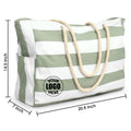 Large Waterproof Zipper Beach Tote