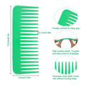 Plastic Hair Detangling Wide-Toothed Comb