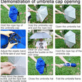 Outdoor Folding Fishing Large Headwear Umbrella Hat