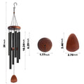 26" Aluminium Tube Wooden Wind Chimes