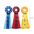 Award Ribbon Medals With Badge For Recognition