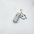 Lipstick Holder Keychain With Mirror