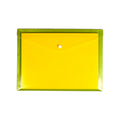 Snap-Closure A4 Transparent Document Pouch