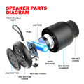 Portable Stereo Sound Bluetooth Speaker With Usb Cable