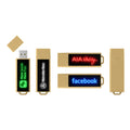 Eco-Friendly Recyclable Led Light Up Logo Usb Flash Drives