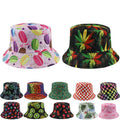 Flat Top Bucket Hat With Short Brim