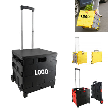 Foldable Plastic Portable Shopping Cart