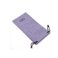 Fashion Drawstring Burlap Eyeglass Pouch