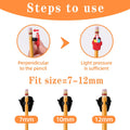 Pencil Topper Decoations Cute Silicone Pen Clip