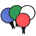 Foldable Nylon Fan w/ 2 Handles