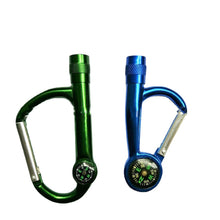 Hiking Carabiner With Compass Bottle Opener