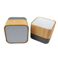 Full Color Mini Bamboo Illuminated Wireless Speaker