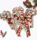 Large Christmas Wreath Bows