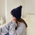 Knit Beanie With Cuff